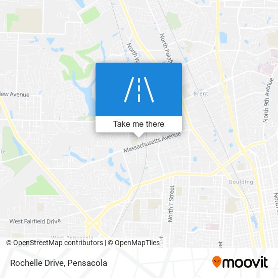 Mapa de Rochelle Drive