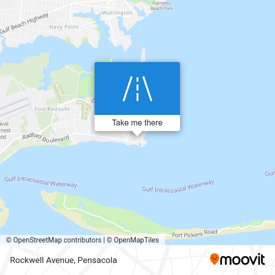 Mapa de Rockwell Avenue