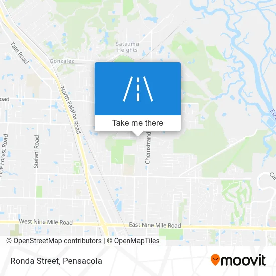 Ronda Street map