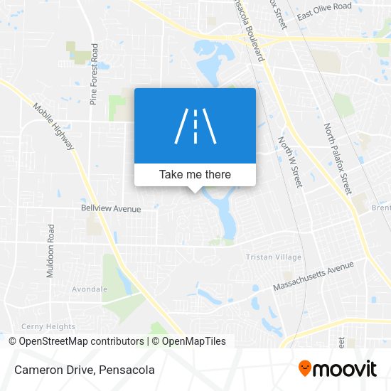 Mapa de Cameron Drive