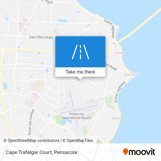 Cape Trafalgar Court map