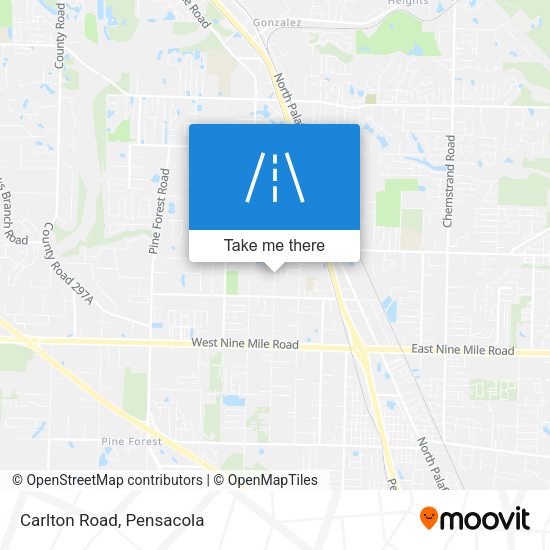 Mapa de Carlton Road
