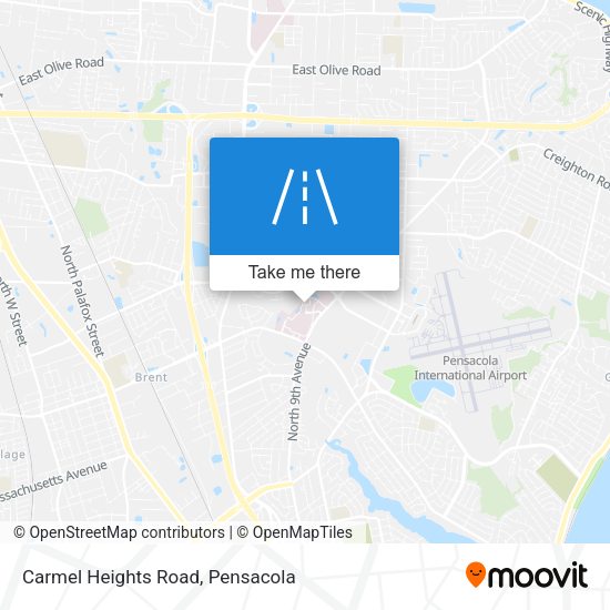 Carmel Heights Road map