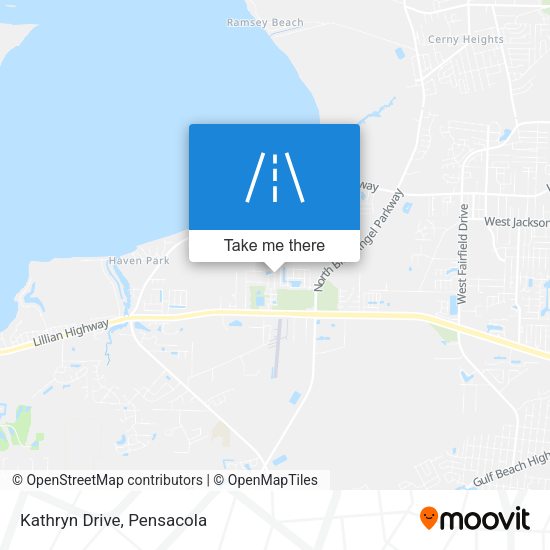 Mapa de Kathryn Drive
