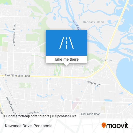 Kawanee Drive map