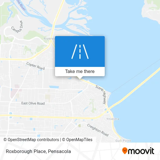 Roxborough Place map