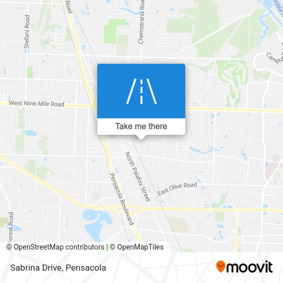 Mapa de Sabrina Drive