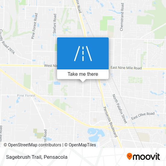 Sagebrush Trail map