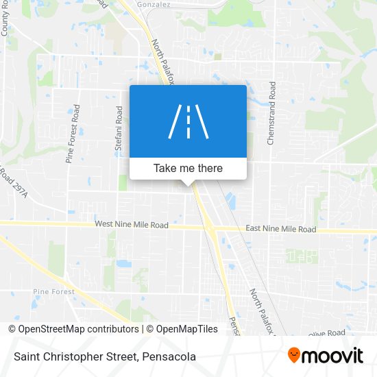 Saint Christopher Street map