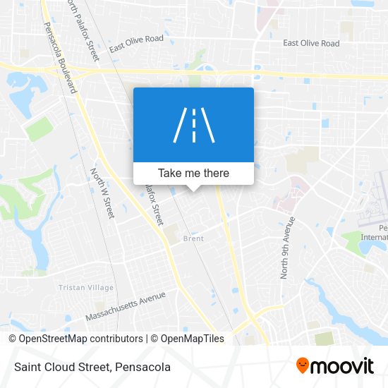 Mapa de Saint Cloud Street