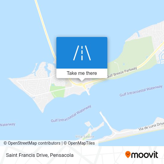 Saint Francis Drive map