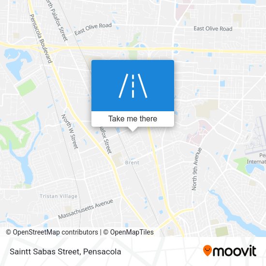 Mapa de Saintt Sabas Street