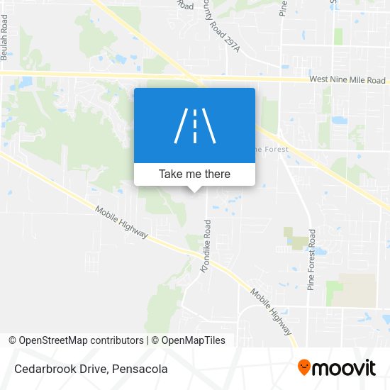 Mapa de Cedarbrook Drive