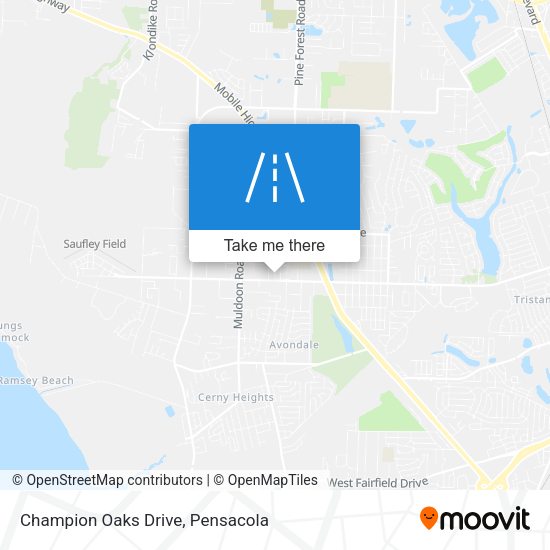 Mapa de Champion Oaks Drive