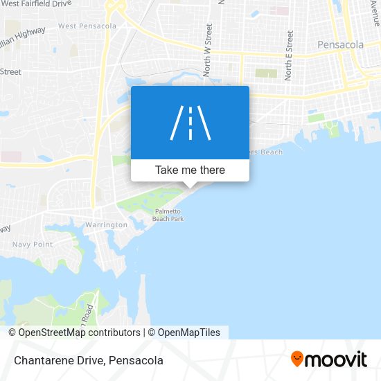 Chantarene Drive map