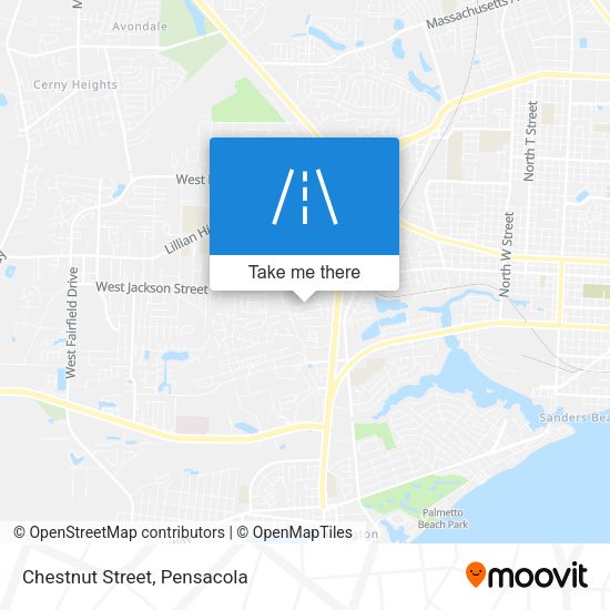 Mapa de Chestnut Street