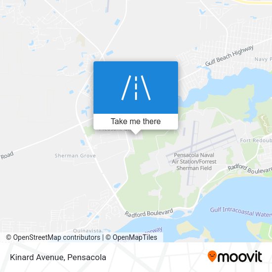 Mapa de Kinard Avenue