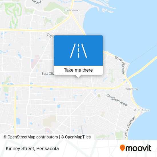 Mapa de Kinney Street