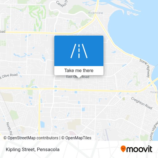 Mapa de Kipling Street