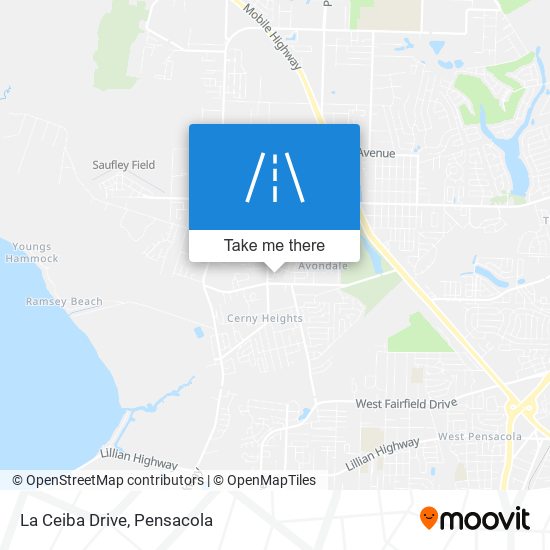 Mapa de La Ceiba Drive