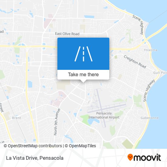 La Vista Drive map