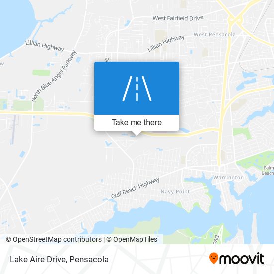 Lake Aire Drive map