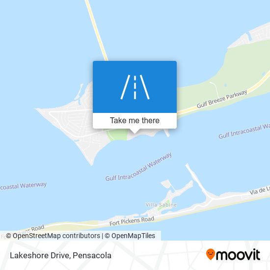 Lakeshore Drive map