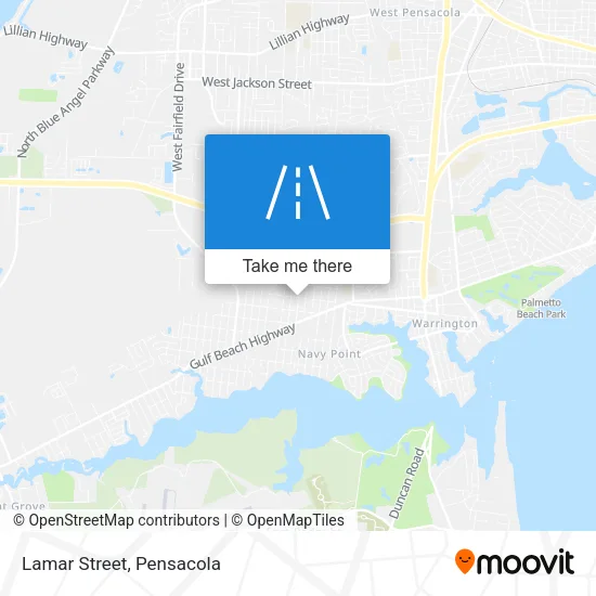 Mapa de Lamar Street
