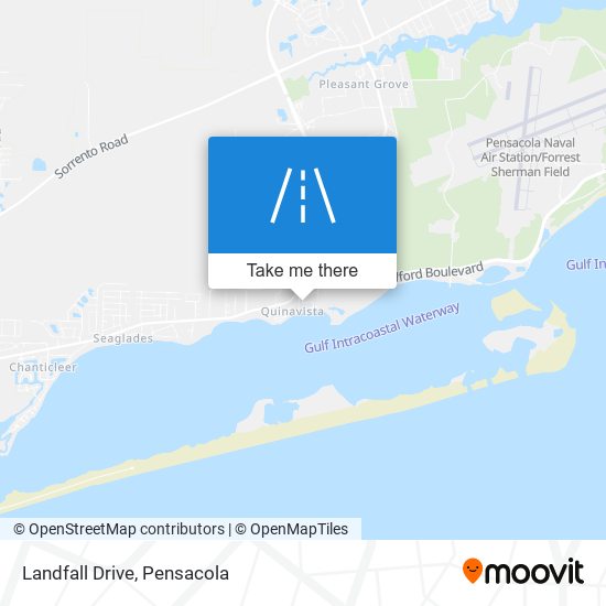 Landfall Drive map