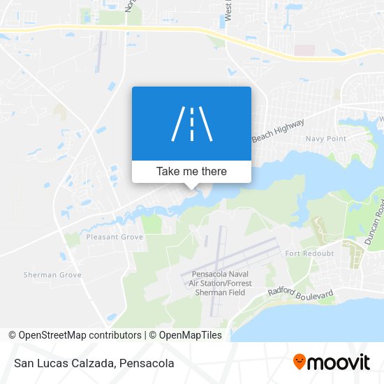 San Lucas Calzada map