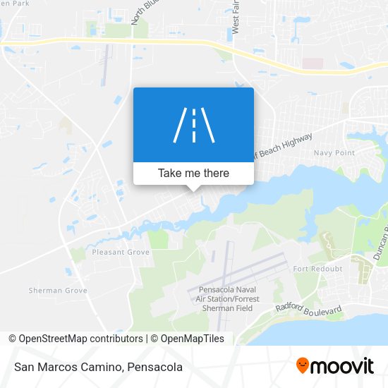 San Marcos Camino map