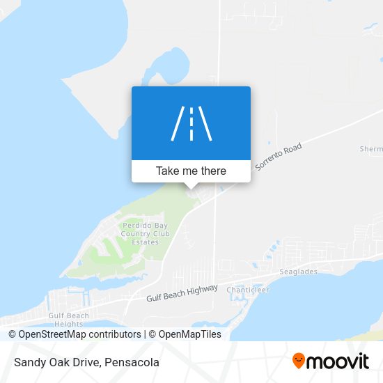 Mapa de Sandy Oak Drive