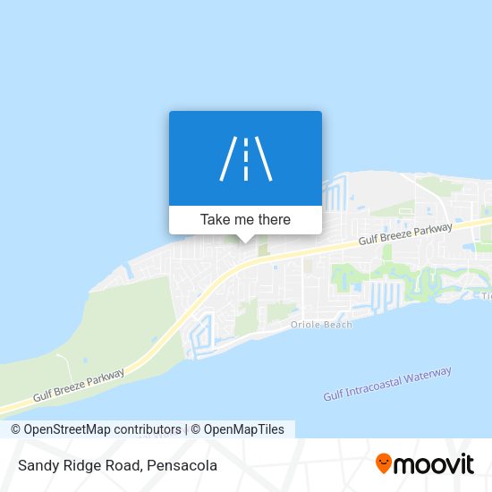 Sandy Ridge Road map