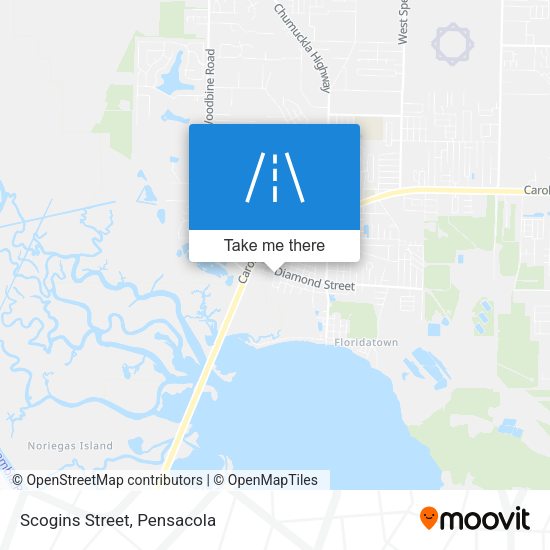 Mapa de Scogins Street