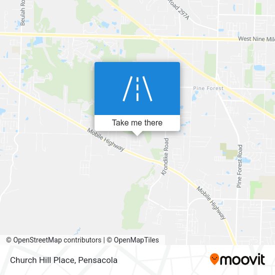 Church Hill Place map
