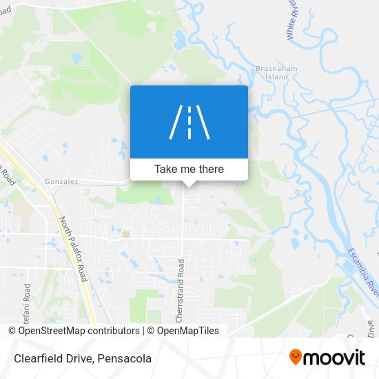 Clearfield Drive map