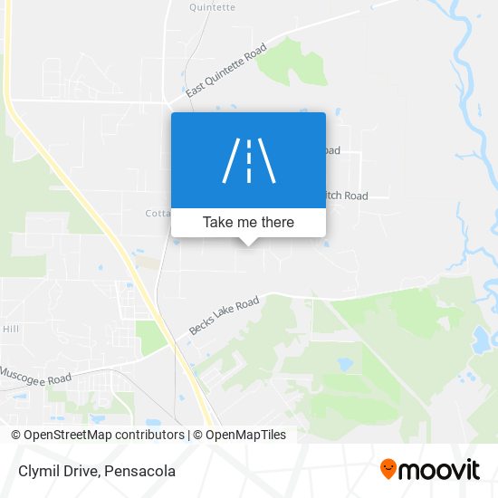 Clymil Drive map