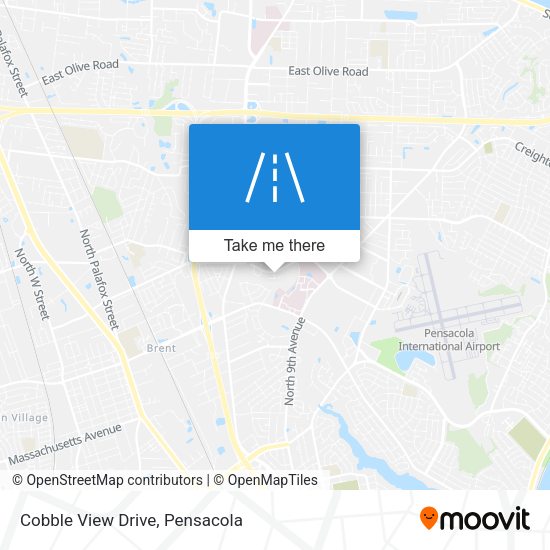 Cobble View Drive map
