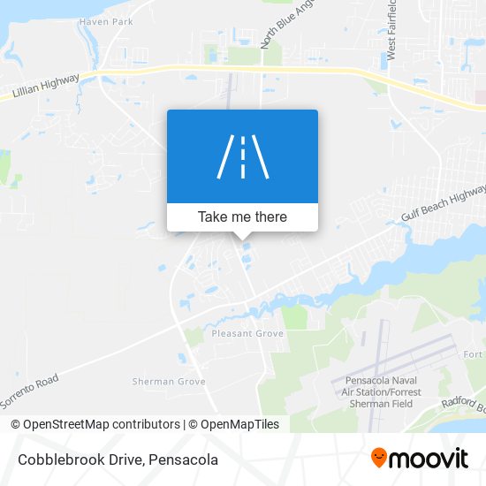 Cobblebrook Drive map