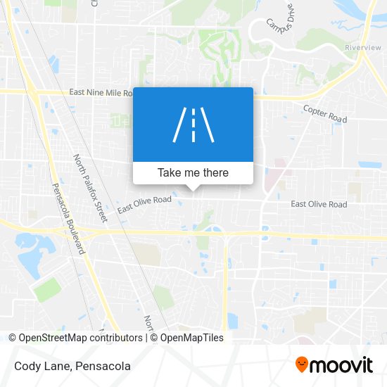 Mapa de Cody Lane