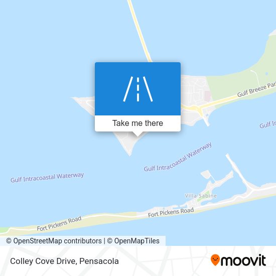 Colley Cove Drive map