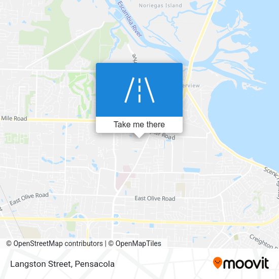 Langston Street map