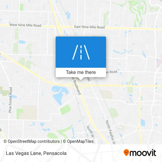 Mapa de Las Vegas Lane