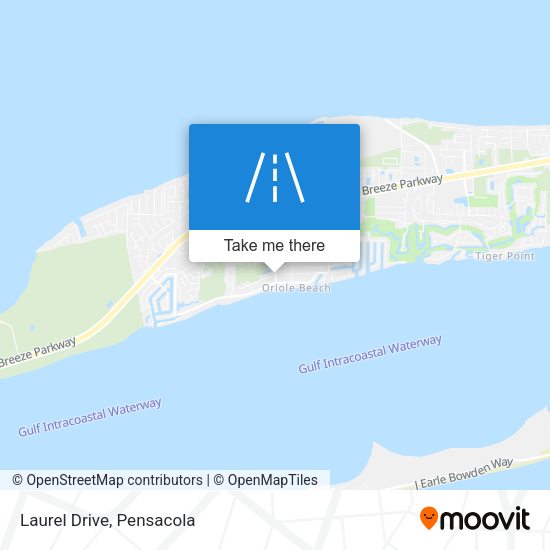 Mapa de Laurel Drive