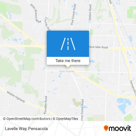 Lavelle Way map