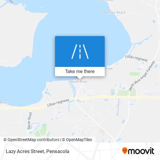 Lazy Acres Street map