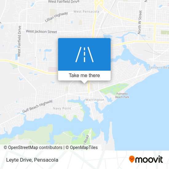 Mapa de Leyte Drive