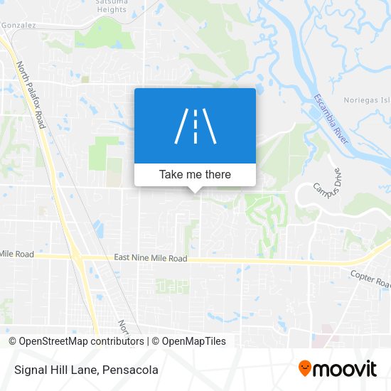 Signal Hill Lane map