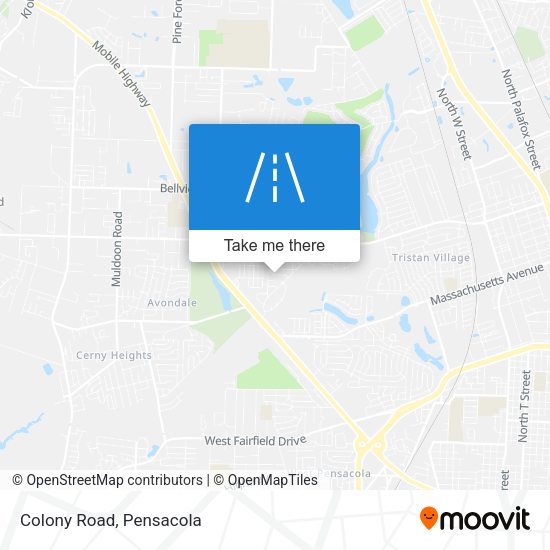Mapa de Colony Road