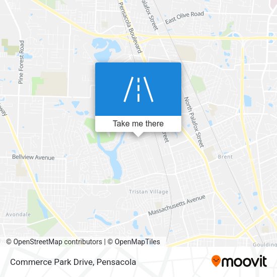 Commerce Park Drive map